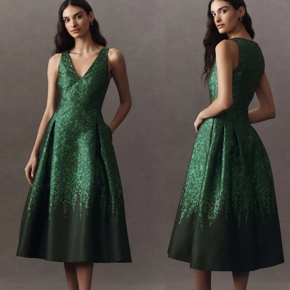 Anthropologie Dresses & Skirts - NWT Anthropologie Sachin & Babi Anissa Dress In Emerald Wisteria